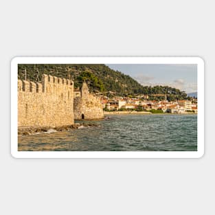 Castle of Nafpaktos and some Ocean Sticker